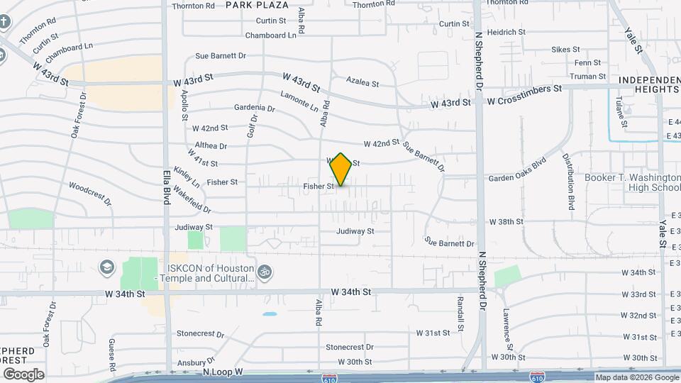 861 Fisher St Map and Location Details