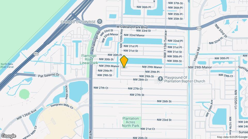 12021 NW 29th Pl Map and Location Details