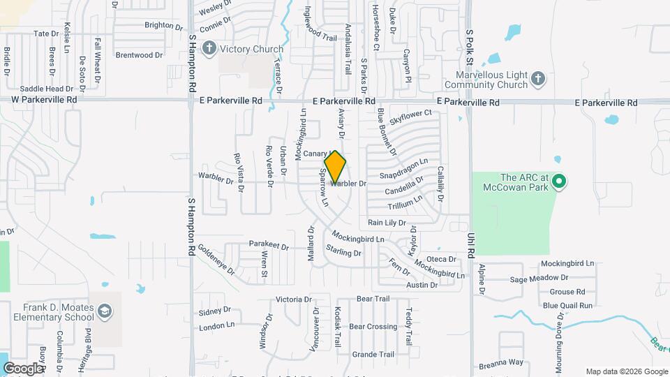 504 Warbler Dr Map and Location Details