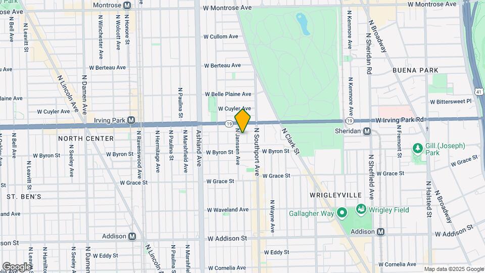 3931 N Janssen Ave, Unit 3 Map and Location Details