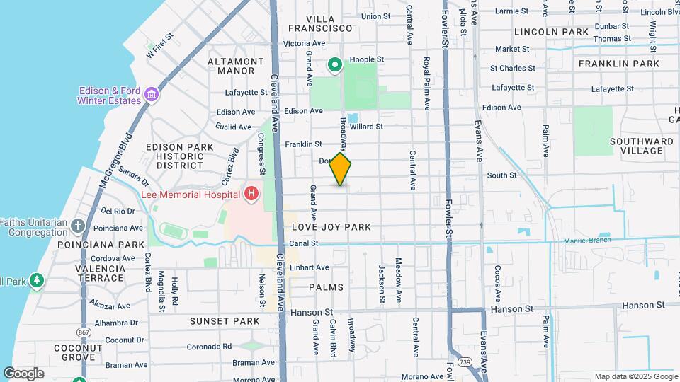 2163 Jeffcott St Map and Location Details
