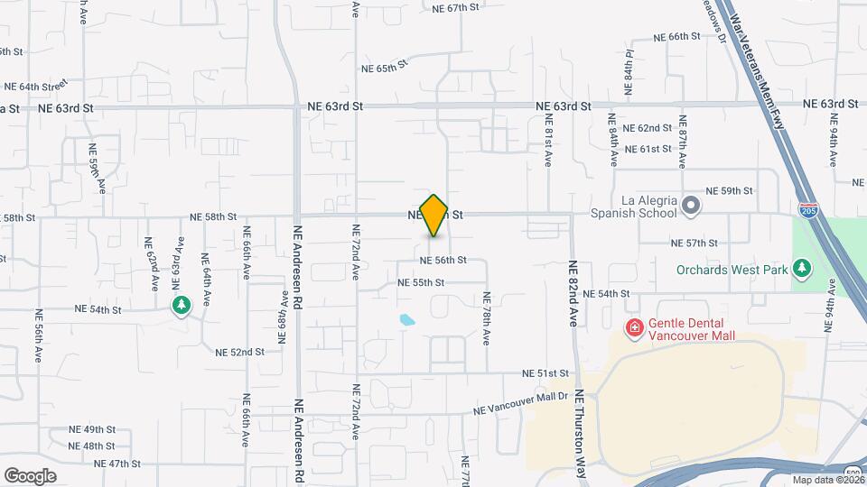 5615 NE 75th Ave Map and Location Details