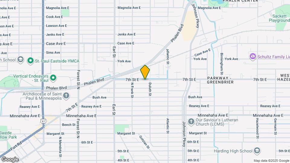 1164 7th St E Map and Location Details