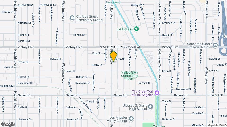 6238 Fulton Ave Map and Location Details