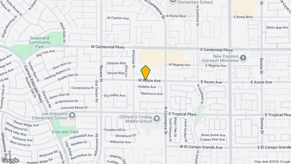 409 W Azure Ave Map and Location Details