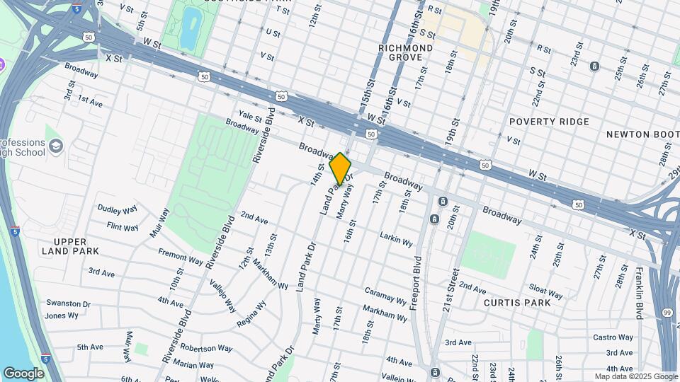 2567 Land Park Dr Mapa y Detalles de la Ubicación