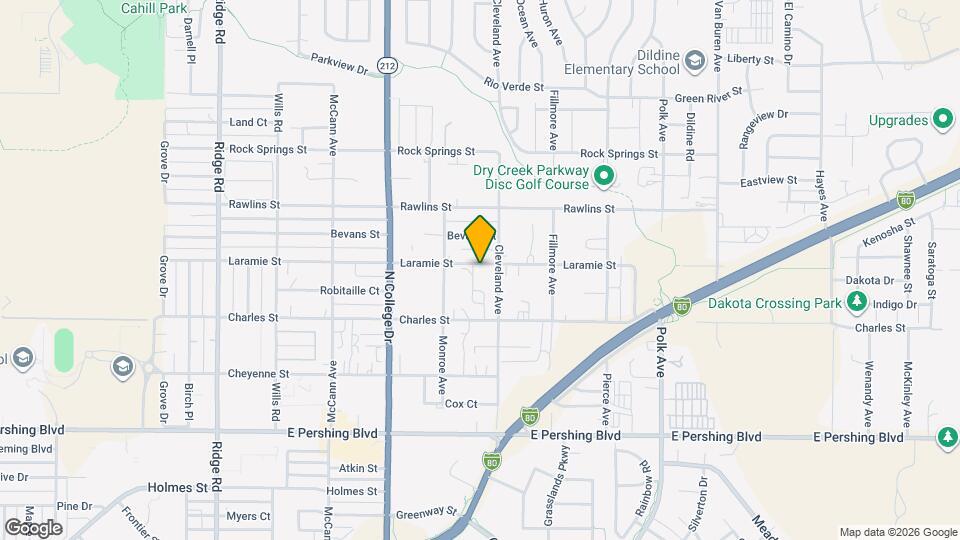 4317 Laramie St Map and Location Details