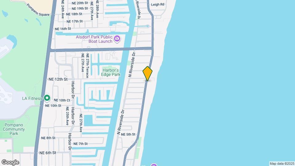 900 N Ocean Blvd, Unit 1405 Map and Location Details