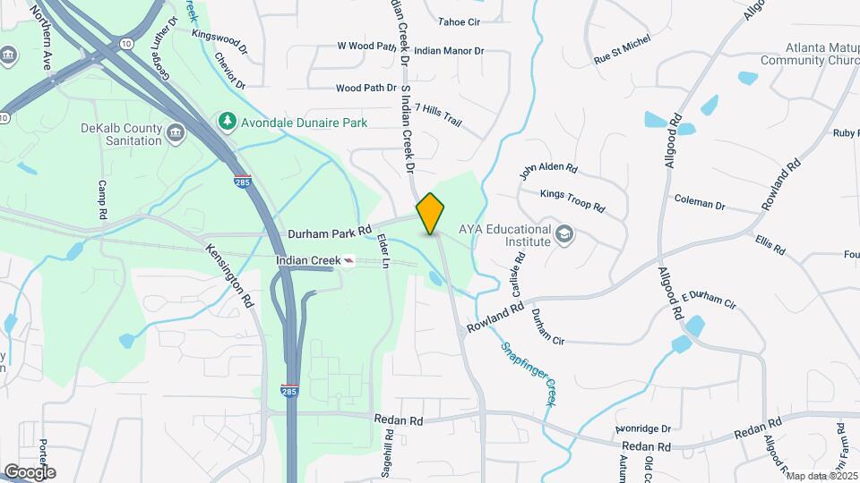 917 S Indian Creek Dr Map and Location Details