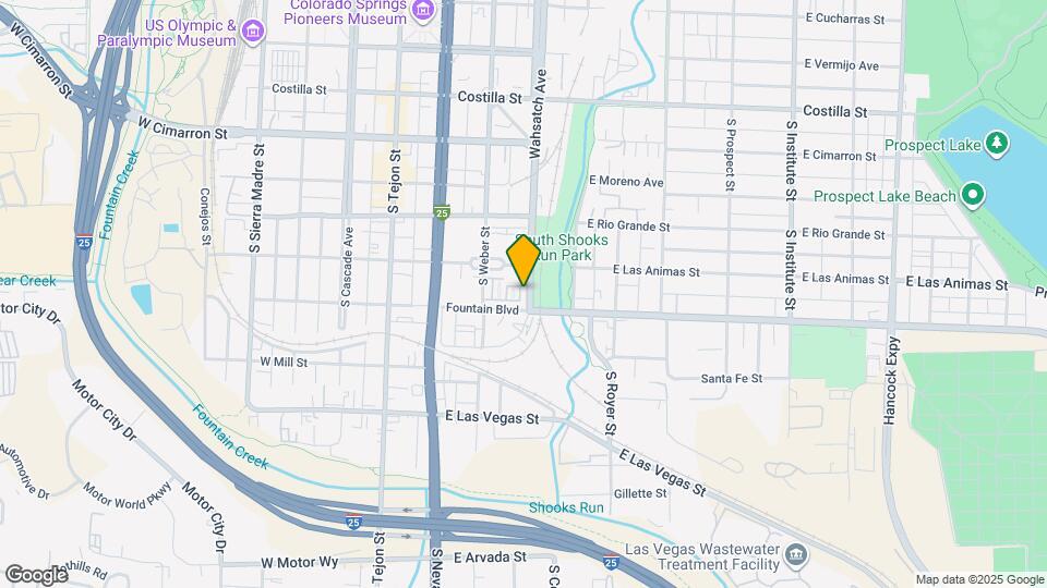 828 S Wahsatch Ave Map and Location Details