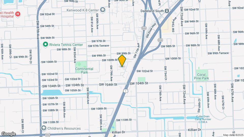 10152 SW 77th Ct Map and Location Details