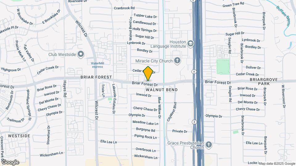 10698 Briar Forest Dr Map and Location Details