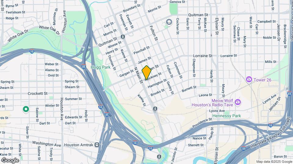 1715 Freeman St Map and Location Details