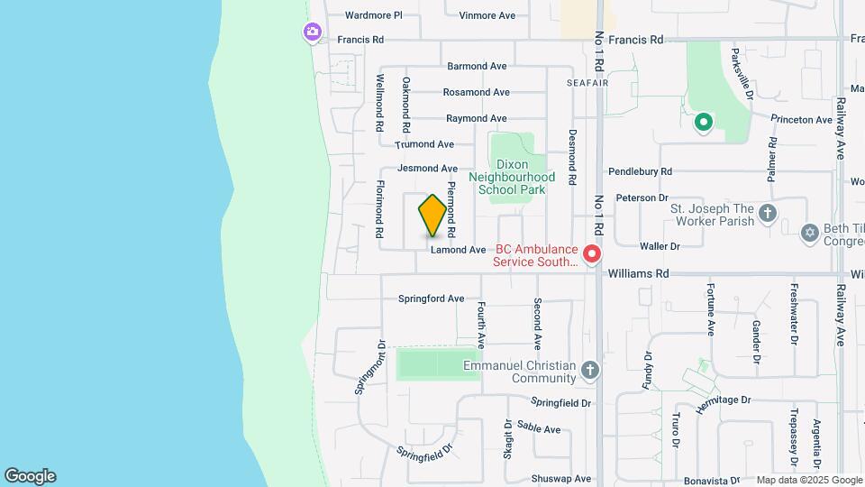 3431 Lamond Ave Map and Location Details
