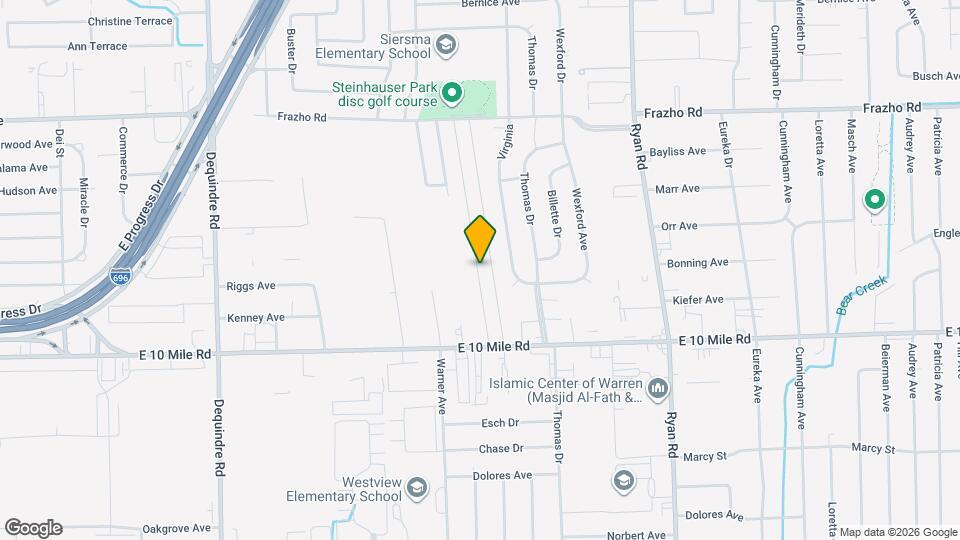 25326 Nuway Ave Map and Location Details