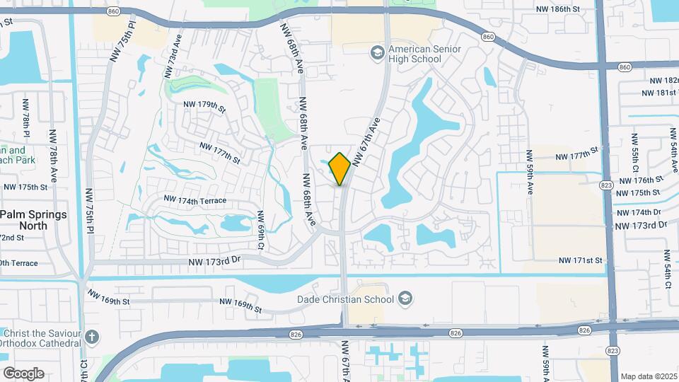 17515 NW 67th Ct Map and Location Details