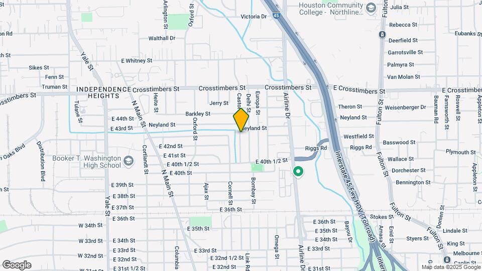 4128 Castor St Map and Location Details
