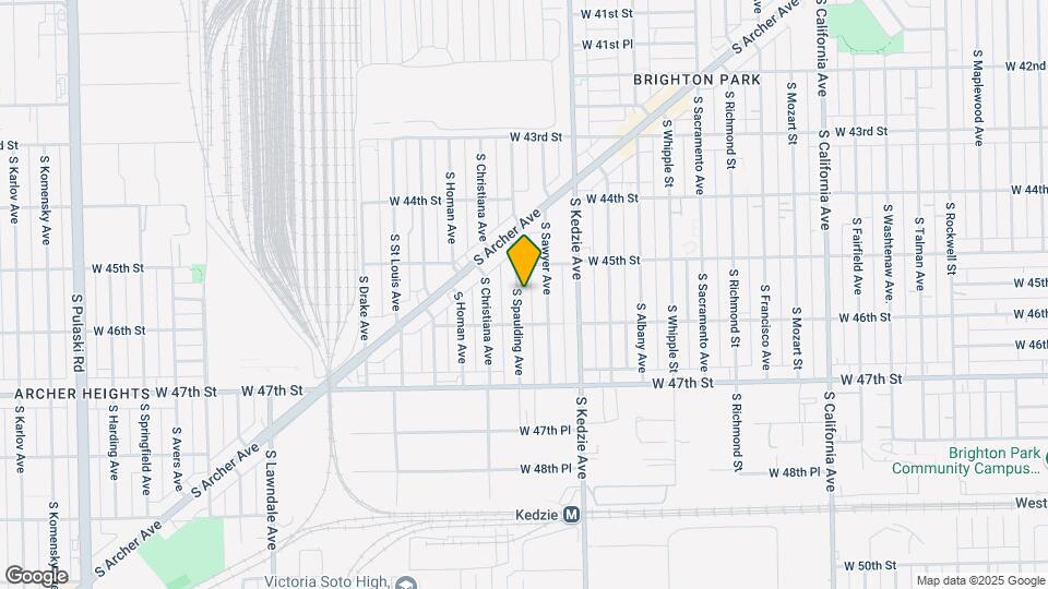 4531 S Spaulding Ave, Unit 2R Mapa y Detalles de la Ubicación
