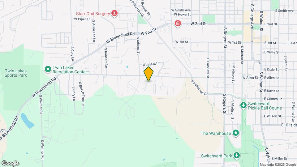 1415-1477 W Allen St Map and Location Details