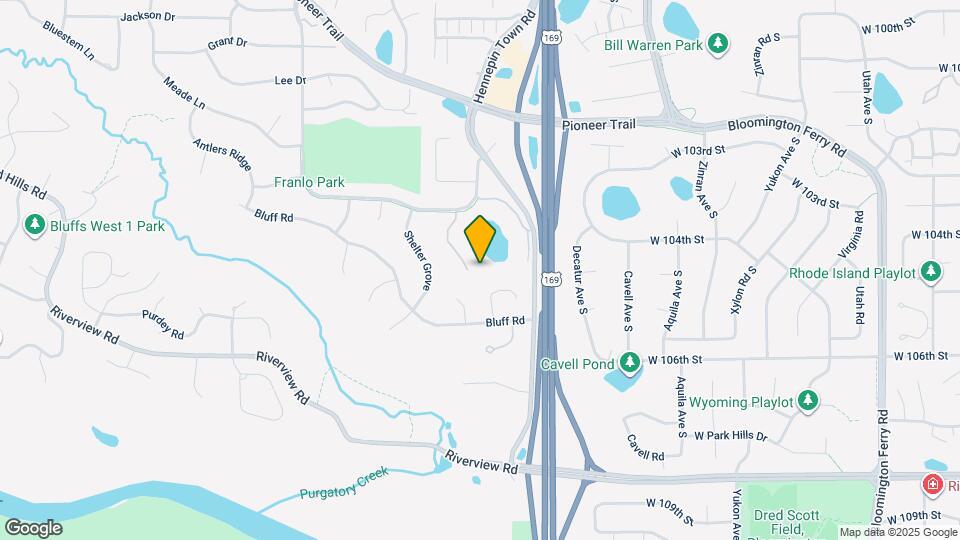 10445 Fawns Way Map and Location Details