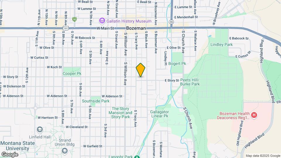 436 S Tracy Ave Map and Location Details