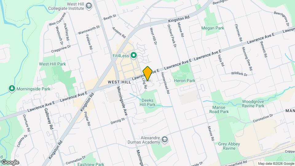 121 Ling Rd Map and Location Details
