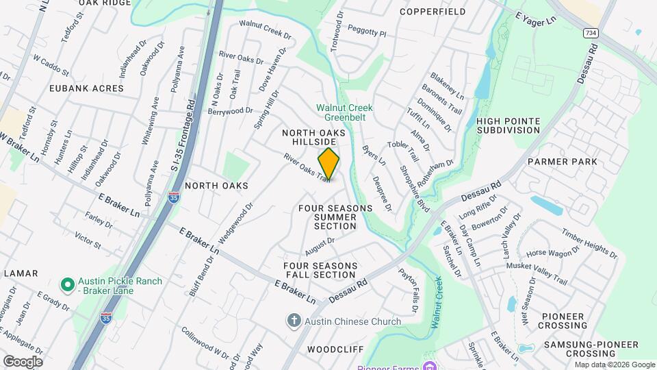 11639 River Oaks Trail Map and Location Details