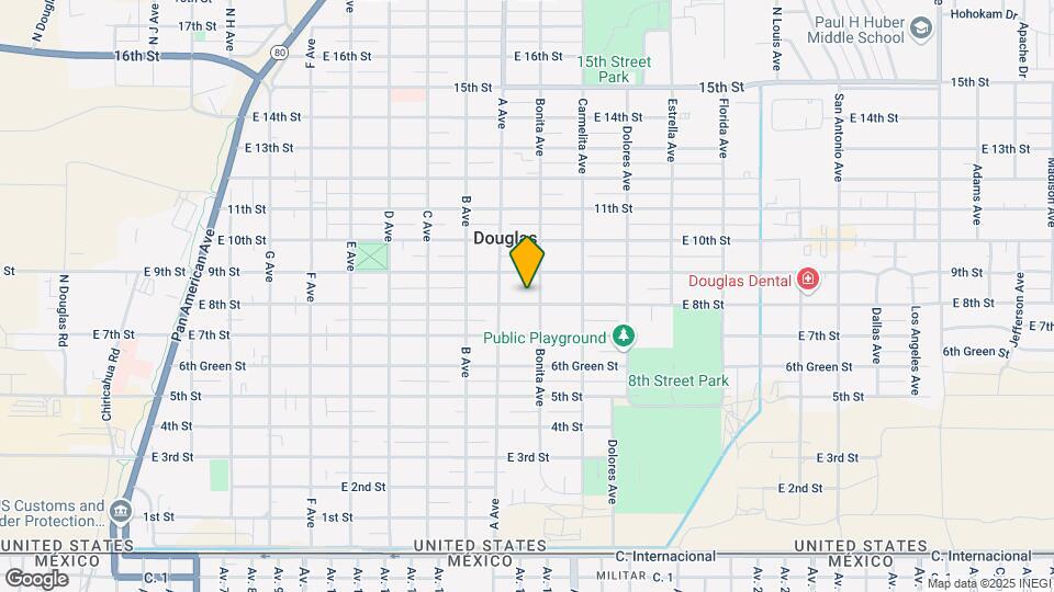 1148 E 8th St Map and Location Details