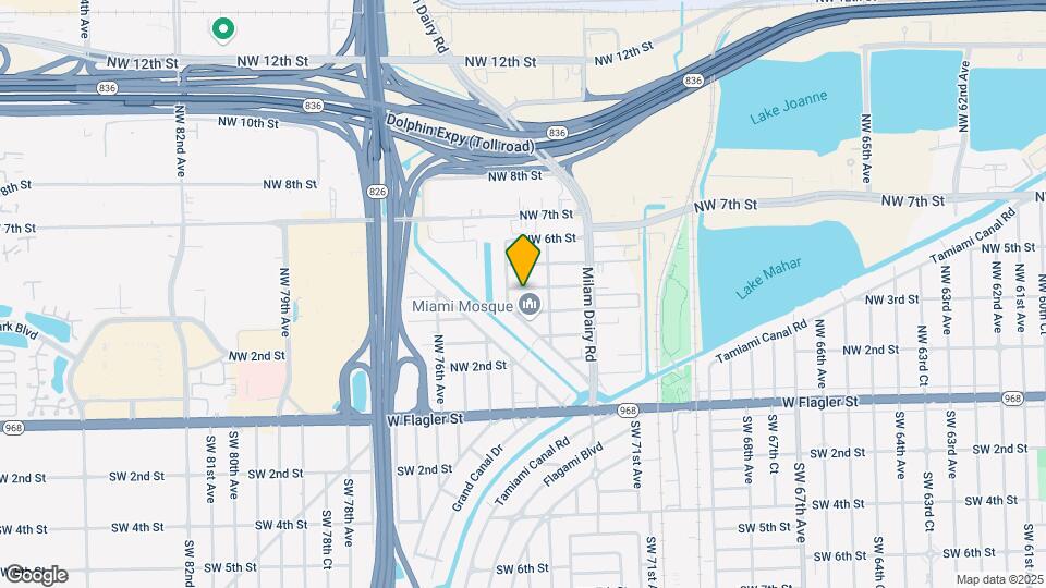 7360 NW 4th St Map and Location Details