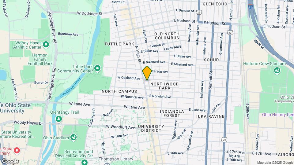 2272-2274-2274 N High St Mapa y Detalles de la Ubicación
