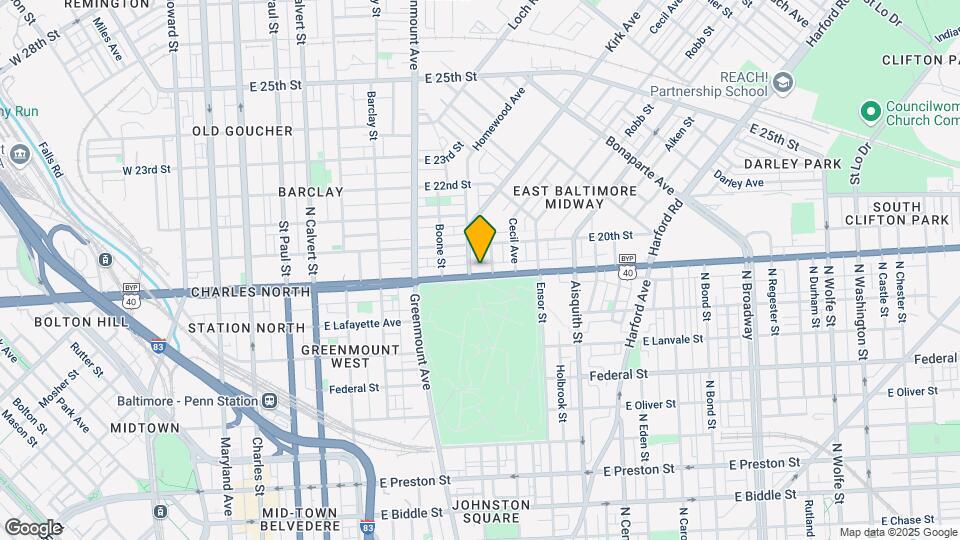 810 E North Ave Map and Location Details
