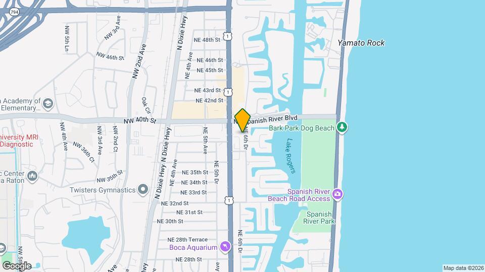 3841 NE 6th Dr Map and Location Details