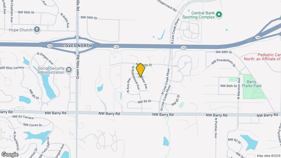 8556 N Gower Ave Map and Location Details