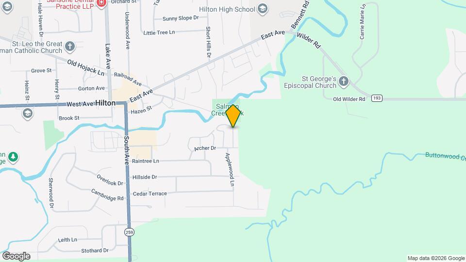 Creek Crossing Townhomes Map and Location Details