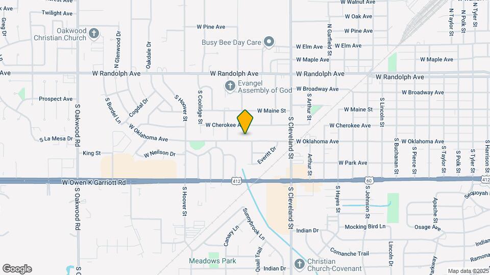 2614 W Oklahoma Ave Map and Location Details