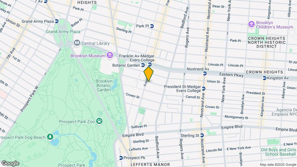 Franklin Court Mapa y Detalles de la Ubicación