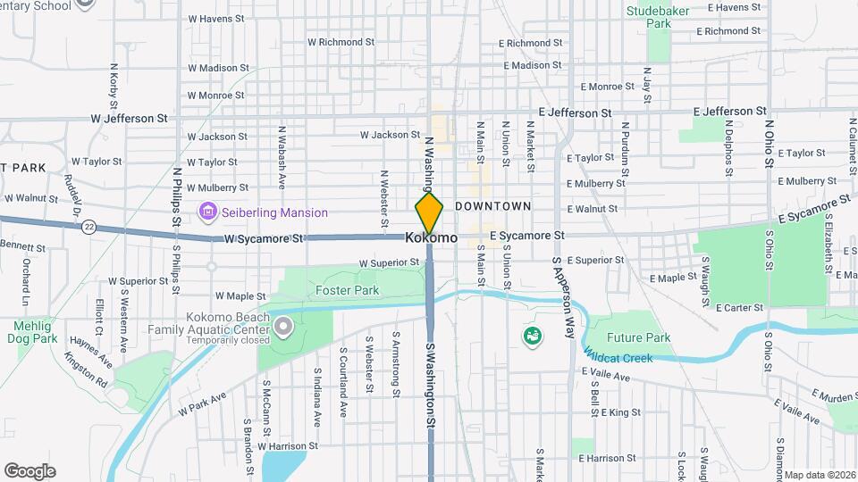 103-832 S Washington St Map and Location Details