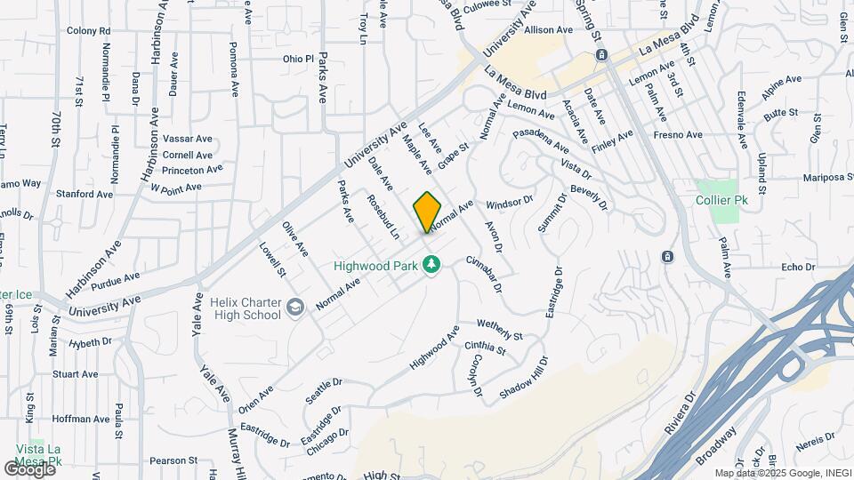 7832 Cinnabar Dr Map and Location Details