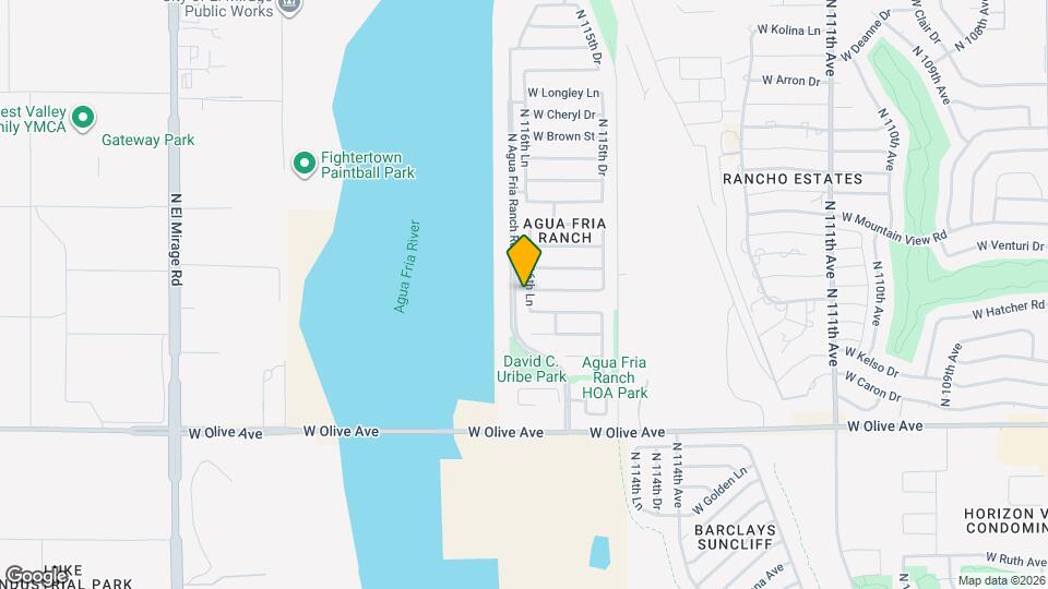 10126 N 116th Ln Mapa y Detalles de la Ubicación