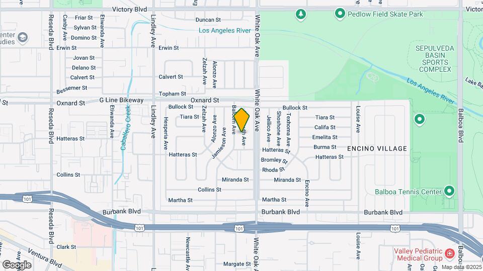 5907 Yarmouth Ave Map and Location Details