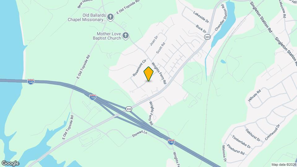 1825 Meadowland Ln Map and Location Details