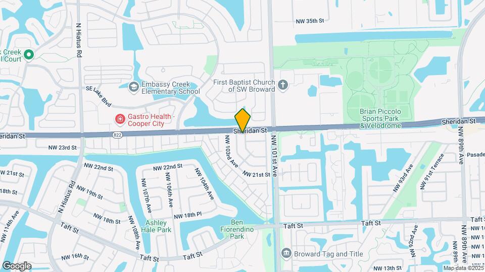 2430 NW 102nd Ter, Unit 1 Map and Location Details