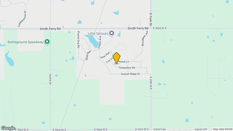 1810 Timberline Rd Mapa y Detalles de la Ubicación