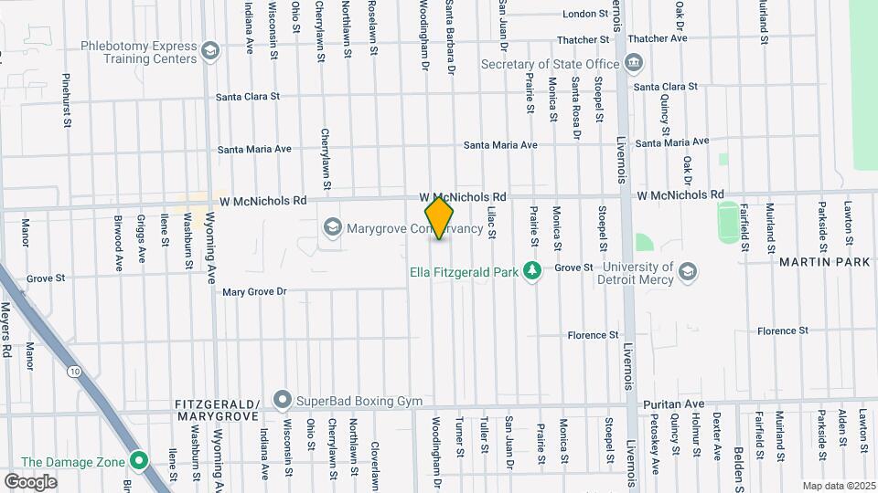16728 Woodingham Dr Map and Location Details