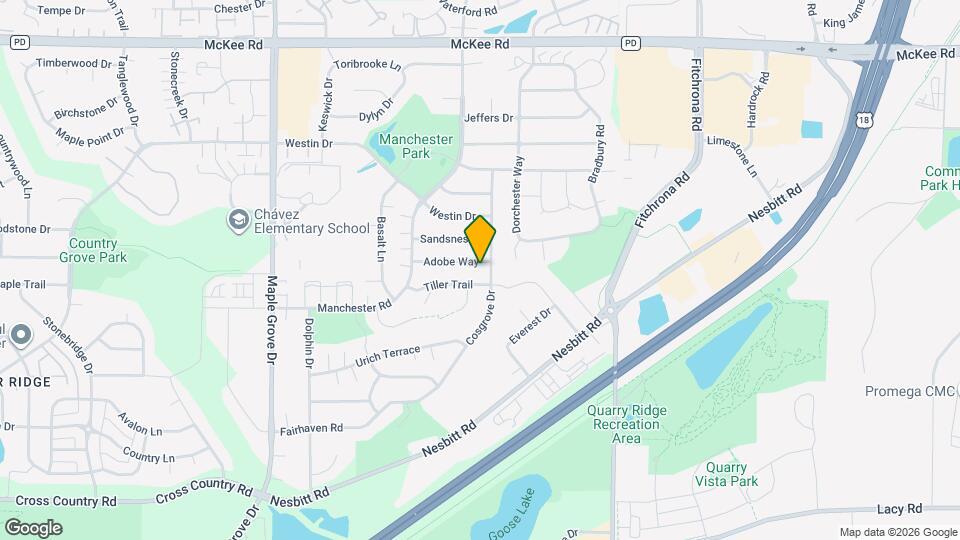 6205 Adobe Way Map and Location Details