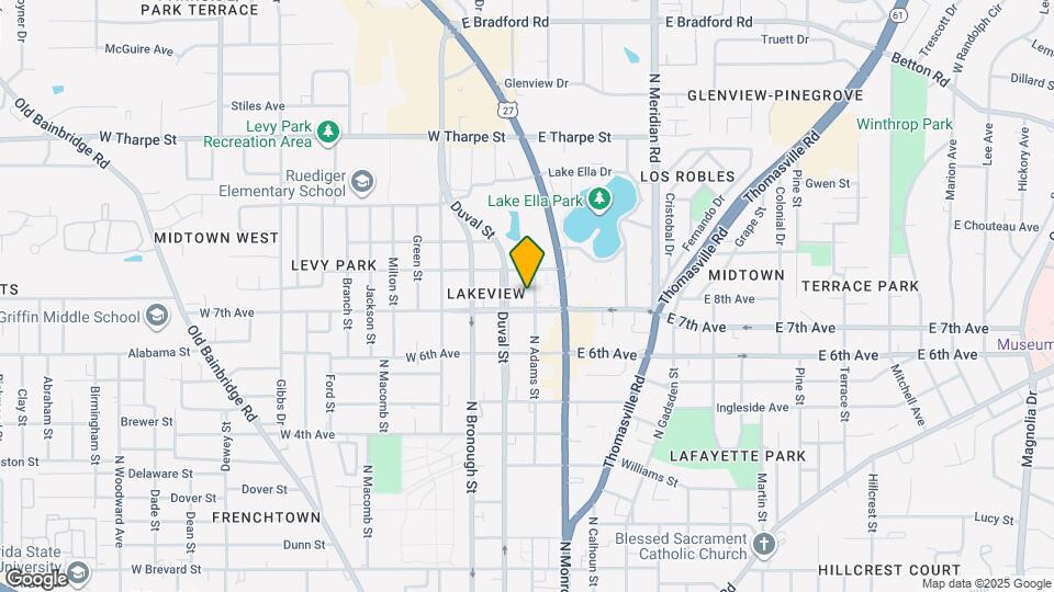 1412 N Adams St Map and Location Details