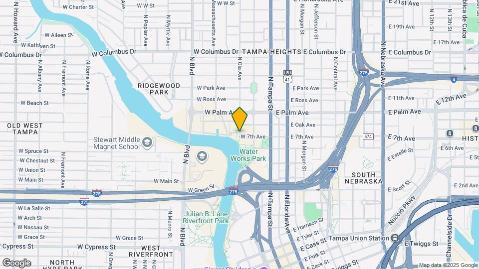 8 N Ola Ave-Unit -1 apt Map and Location Details