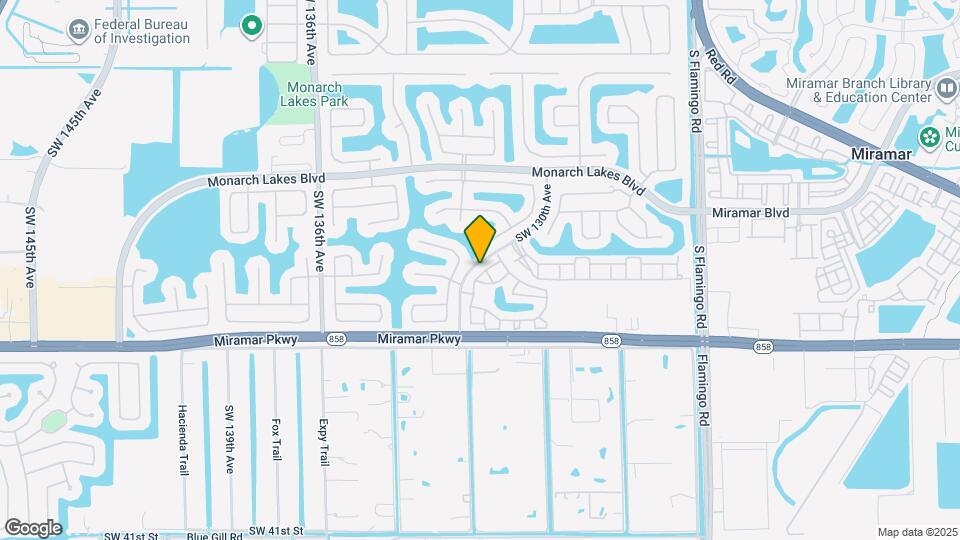 3046 SW 129th Terrace Map and Location Details