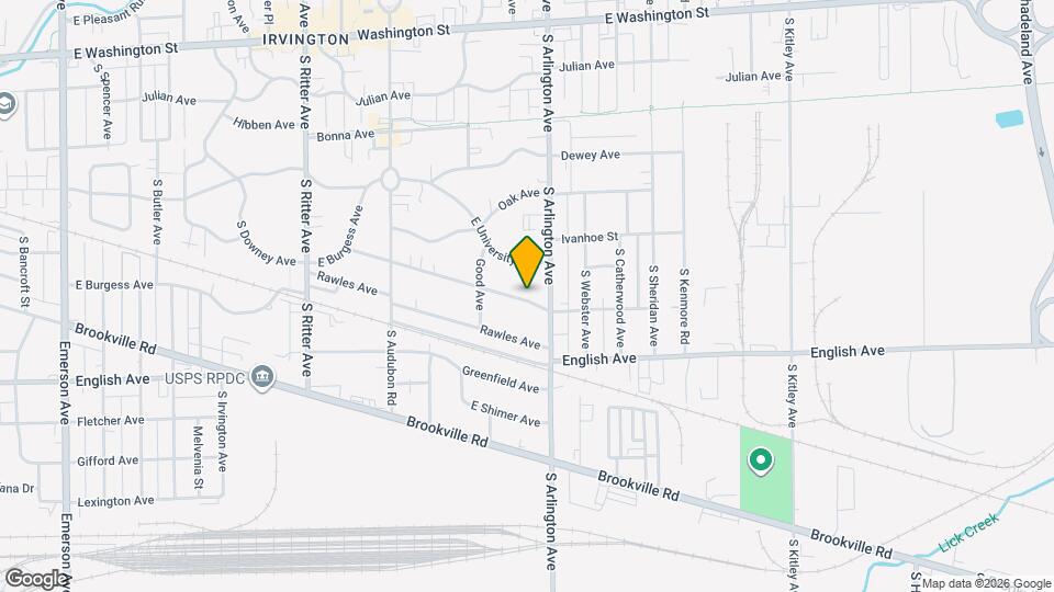 5956 E Beechwood Ave Map and Location Details