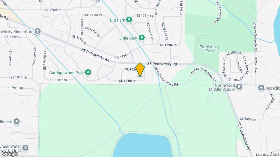 15914 SE 184th St Map and Location Details